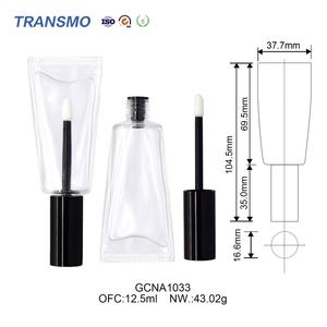 Tubo de Brillo Labial de Vidrio, Tubos de Brillo Labial con Logotipo Personalizado, Botellas de Brillo Labial de Vidrio de 10 ml, Tubo de Brillo Labial Ecológico - Product Image 2