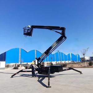 รถยกบูมแบบตีนตะขาบสำหรับพื้นที่ขรุขระ ใช้เครื่องยนต์ดีเซลและไฟฟ้า หมุนได้ 360 องศา ยกสูงได้หลายระดับ - Product Image 4