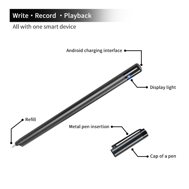 AI Digital Pen Handwriting Note Book Sync Diary Smart Writing Set Cloud A5 Notebook With Active Stylus AI Smart Pen With AI App