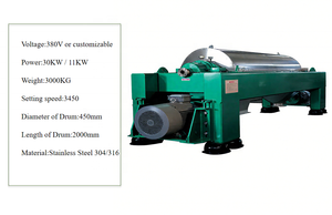 עלות כימית יעילה decanter צנטריפוגה עם רכיבים ליבה קערה - Product Image 2