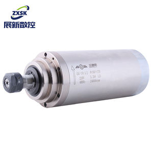 Motor de husillo de refrigeración por agua para máquina de trabajo de madera, GDZ-100-<span class=keywords><strong>3.2</strong></span>, 100mm, 3 rodamientos, ER20, 220V/380V, 12A/7A, 3,0kw - Product Image 5