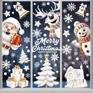 Pegatinas Personalizadas al por Mayor para Ventanas, de PVC Removibles, 3D, Blancas, Decorativas de Navidad, con Adsorción Electrostática, Pedidos al por Mayor - Product Image 3