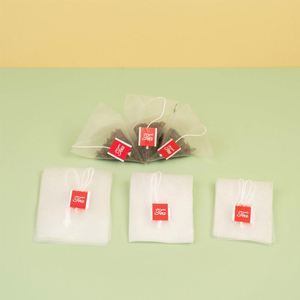 Transparent Nylon <b>Empty</b> Teabag <b>Tea</b> Infuser Filter <b>Bags</b> - Product Image 2
