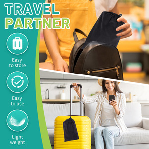 Li Ke travel resting <b>hammock</b> office resting long-distance travel footrest portable double footrest mat included - Product Image 5