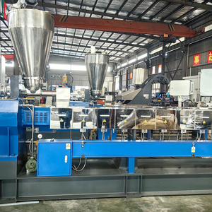 GS-mach <strong>Plastic</strong> Granules Production Line Pvc Pelletizing <strong>Machine</strong> <strong>Plastic</strong> Raw Material Twin Screw <strong>Extruders</strong> Parallel <strong>Machine</strong> - Product Image 2