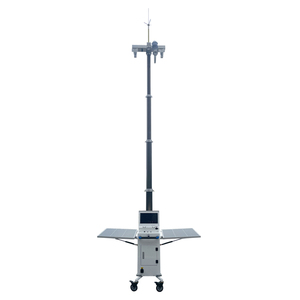 Fácil de usar Despliegue rápido Exterior Móvil Sentry 4G Wifi Gps Cctv Cámara Torre Seguridad Remolque - Product Image 1