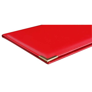 Logo Tùy Chỉnh Hai Mặt <span class=keywords><strong>A4</strong></span> Thư Mục Đen PU Da Tốt Nghiệp Giấy Chứng Nhận Chủ Cho Diploma - Product Image 4