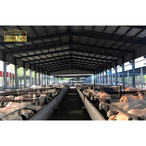 Miễn phí tùy chỉnh thiết kế hiện đại giá rẻ giá thép cấu trúc xây dựng cho bò và gia súc trang trại đổ cho dê nuôi - Product Image 5