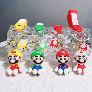 Vente en gros chaude 19 styles 3D modèle PVC <span class=keywords><strong>porte</strong></span>-clés dessin animé <span class=keywords><strong>Mario</strong></span> série <span class=keywords><strong>porte</strong></span>-clés - Product Image 2