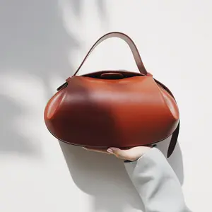 High Quality Clutch Shoulder Small Round Bag Unique Buyer Bag Luxury Pu Leather Handbags For Women