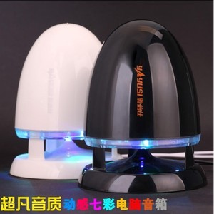 Ys-A801 ลำโพงบูลเล็ต ขับเคลื่อนด้วย USB ไฟ LED สีสันสดใส ลำโพงพกพาขนาดเล็กสำหรับคอมพิวเตอร์มัลติมีเดีย - Product Image 4
