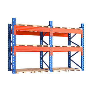 Sistema de Estanterías de Almacenamiento Industrial, Estantería de Acero Selectiva para Palés, Resistente, Ensamblaje con Tornillos, Protección Contra la Corrosión - Product Image 5