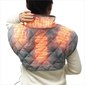 12V Unisex Multi-Function Neck Shoulder Back Heating Wrap for Body Pain Relief