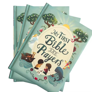 Livre de contes pour enfants de 3 à 8 ans Ma <span class=keywords><strong>première</strong></span> <span class=keywords><strong>Bible</strong></span> et prières-Cadeaux pour les anniversaires des communions de Noël de Pâques - Product Image 1