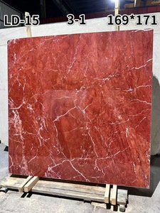 Dalles de marbre rouge français incarnat languedoc napoléon rosa avec motif préfabriqué - Product Image 5