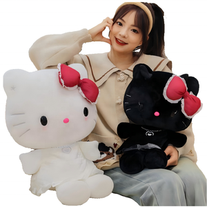Sevimli Peluş Oyuncak, Bebek, Hello Kitty, Kuromi, My Melody, Sanrio, Çocuklar için Doğum Günü Hediyesi, Fabrika Direkt, 80cm - Product Image 5
