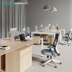 Modern Executive L-Shaped Office <b>Desk</b> Wooden Panel Style for Manager CEO or Boss Modular Bureau De Travail - Product Image 5