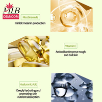 MLB – crème pour le visage organique éclaircissante, Anti-taches de rousseur, acide hyaluronique, dissolvant de taches foncées, correcteur