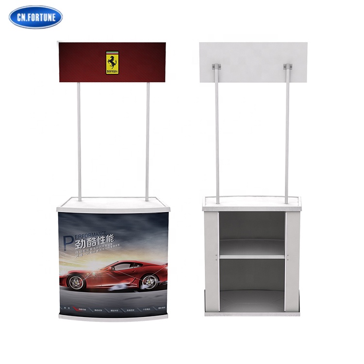 Display Racks Supermarket Products Pp Promotion Counter Promotion Product Trade Show Back Drop Stand Adjustable Banner Stands