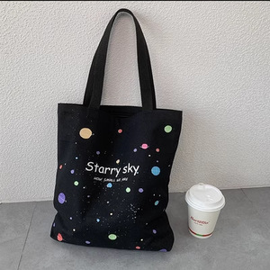 Sac fourre-tout en toile de couleur unie sur mesure, sac à bandoulière en toile avec poche et fermeture éclair, sac de Noël vierge pour sublimation - Product Image 3