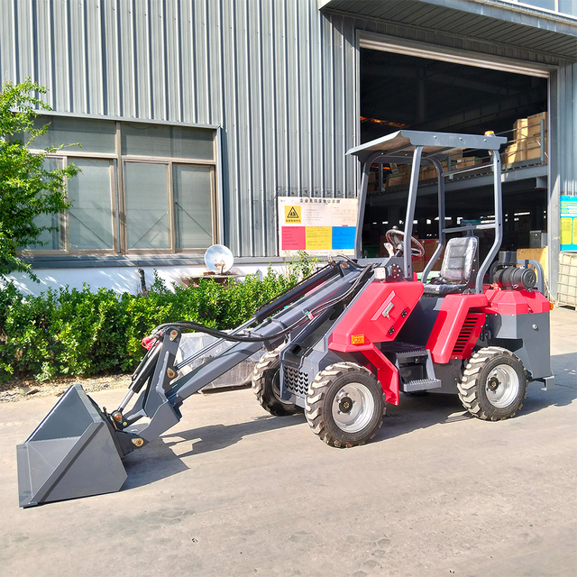Articulated Mini Front End Wheel Loader DY840 1 Ton Mini Loader Construction Machinery Farm Machinery Mini Wheel Loader