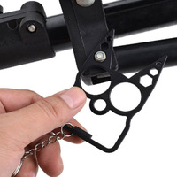 Porte-clés multifonction léger et portable en alliage multicolore avec oreilles de chat, décapsuleur pour femme, idéal pour l'extérieur, cadeau, vente en gros 2026