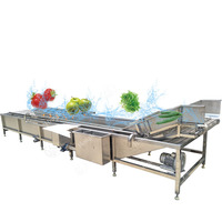 Fruits et légumes Dates Germes de soja Nettoyage Classement Tri Machine à laver et à sécher Ligne Machine à laver à bulles