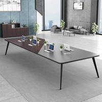 Ensemble de chaises de table de conférence moderne XTHYZ-075 Mobilier de bureau en bois pour hôtel Salles de réunion XTHYZ-075 Hôtel en bois de conférence moderne