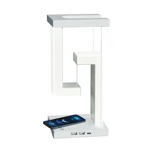 New Arrival Wireless Charging Levitating Table Lamp Bedroom Bedside Design Led Desktop Night Light