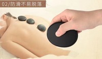 50 pièces de pierres chaudes de massage de luxe de haute qualité, pierres de basalte premium, kit professionnel de spa, relaxation, guérison, pierre noire lisse