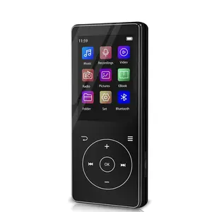 Máy Nghe Nhạc MP3 Kỹ Thuật Số Nút Cảm Ứng Di Động Mới Máy Nghe Nhạc MP4 32GB Không Mất Dữ Liệu Có Đài FM