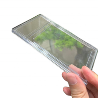Support magnétique 35pt pour cartes, soudé par ultrasons, pour cartes gradées, étuis de rangement pour cartes à collectionner, support de présentation pour cartes Pokémon et cartes sportives gradées