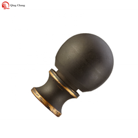 Lampe boule de métal en Bronze frotté à l'huile, finition décorative, boule de Nickel brossé