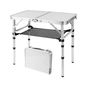 Net depolama ile kamp piknikler için taşınabilir açık katlanır alüminyum alaşım masa uygun katlanabilir dış mekan mobilyası - Product Image 1