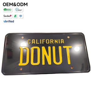 <span class=keywords><strong>Plaque</strong></span> d'<span class=keywords><strong>immatriculation</strong></span> personnalisée en métal durable sur le thème de la joaillerie, commande urgente, réduction pour achat en gros - Product Image 1