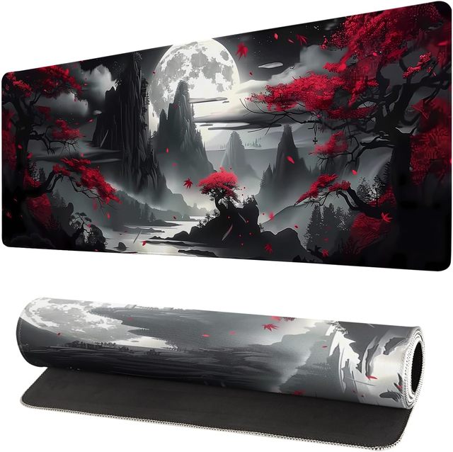 Custom XXL XL Waterproof Mousepad Full-Color Cartoon Design Stitched Edge Esports Gaming Laptop Tabletop Mat Mouse Pad