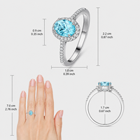 Bague simple en argent sterling 925 avec moissanite, bague de fiançailles en moissanite fine pour femme, bijoux de mariage et d'anniversaire