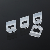 Système de nivellement de carreaux de céramique solide de 1.5mm pince dispositif de nivellement réutilisable Base plastique PP joint entretoise pour appartement facile
