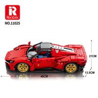 Reobrix 11025-D Daytona SP3 1:10 blocs de construction de voiture pour enfants, ensemble de briques de construction de Technologie, jouets, offre spéciale