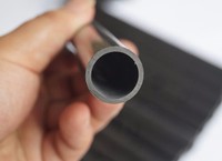 Tube en fibre de carbone industriel de 2 m, 30 mm, pour mât, pied de support, tige de parasol, télescopique, haute résistance, léger