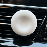 Diffuseur de parfum pour voiture Finru, clip de ventilation rond en céramique, huile essentielle longue durée, désodorisant automobile, mini parfum