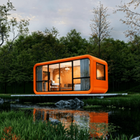Casa Modular Moderna China de 20 pies, Tipo Apple House, Apple Cabin