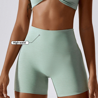 Grande taille Fitness femmes vêtements de cyclisme doux vêtements de course Shorts de fesses d'entraînement Shorts de Yoga