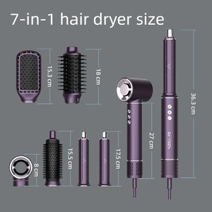 Multi Styler 7 In 1 Ionic Hair Dryer With Brushless Motor And Diffuser Nozzle For Home Use - Product Image 4