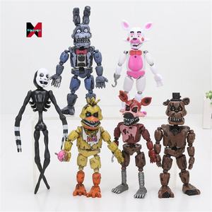 Nueva serie FNAF calidad superior cinco noches en con luz figura de acción <span class=keywords><strong>3D</strong></span> Pvc muñeca 6 unids/set <span class=keywords><strong>Freddy</strong></span> juguetes niños niñas muñecas - Product Image 3