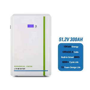 Powerwall 15Kwh Lithium <b>Battery</b> 51.2V 300Ah Home Energy Storage System - Product Image 1