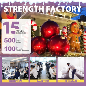 Décorations extérieures surdimensionnées géantes en fibre de verre de 10 pieds imperméables commerciales de <span class=keywords><strong>casse</strong></span>-<span class=keywords><strong>noisette</strong></span> décorations de noël de noël - Product Image 6