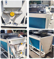Refroidisseur à sec à tubes de cuivre et ailettes en aluminium avec ventilateur axial pour refroidissement par immersion de centre de données 250 kW, économe en énergie et écologique