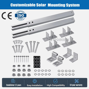 Facile à installer <span class=keywords><strong>Support</strong></span> de montage de <span class=keywords><strong>panneau</strong></span> <span class=keywords><strong>solaire</strong></span> à inclinaison réglable en aluminium <span class=keywords><strong>Support</strong></span> de <span class=keywords><strong>panneau</strong></span> <span class=keywords><strong>solaire</strong></span> Pieds arrière et avant - Product Image 1