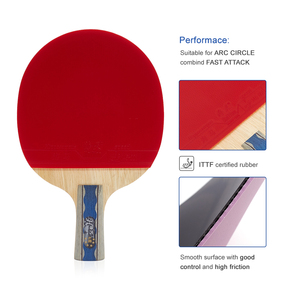Raqueta de tenis de mesa de alta calidad, palo de <span class=keywords><strong>Ping</strong></span> <span class=keywords><strong>Pong</strong></span> de seis estrellas, venta al por mayor - Product Image 3